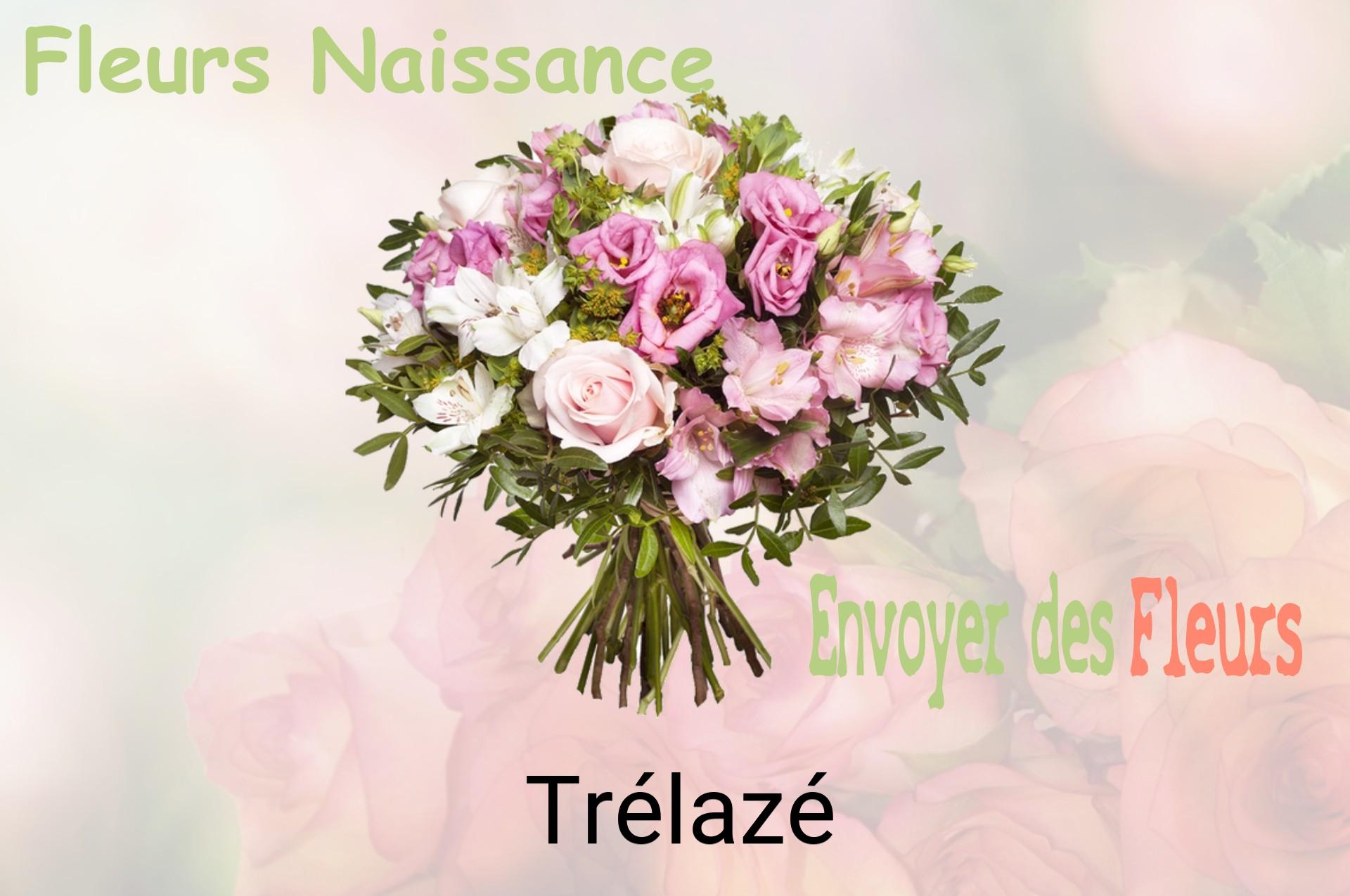 Bouquet de fleurs de naissance livré à Trélazé
